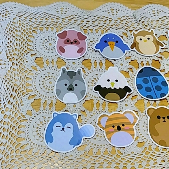 Cute animals, colorful stickers for cellphones, laptop, lockers, crafts - Picture 2 of 5